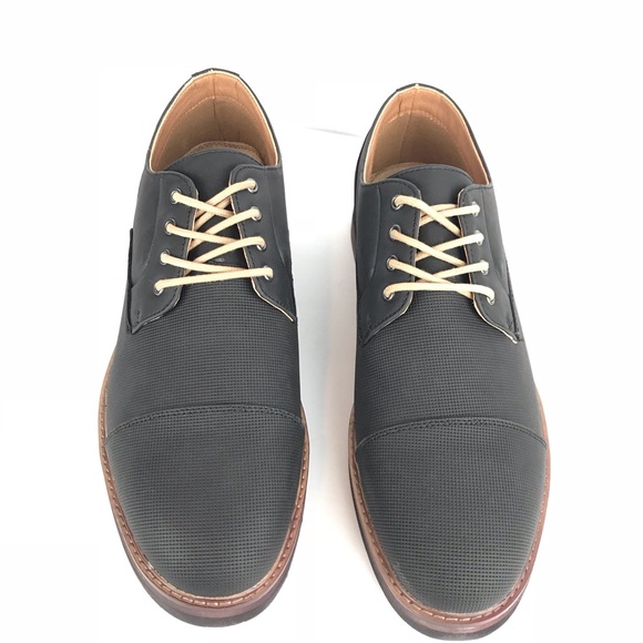 Steve Madden Black Oxford Men’s Shoe NEW - Picture 5 of 6